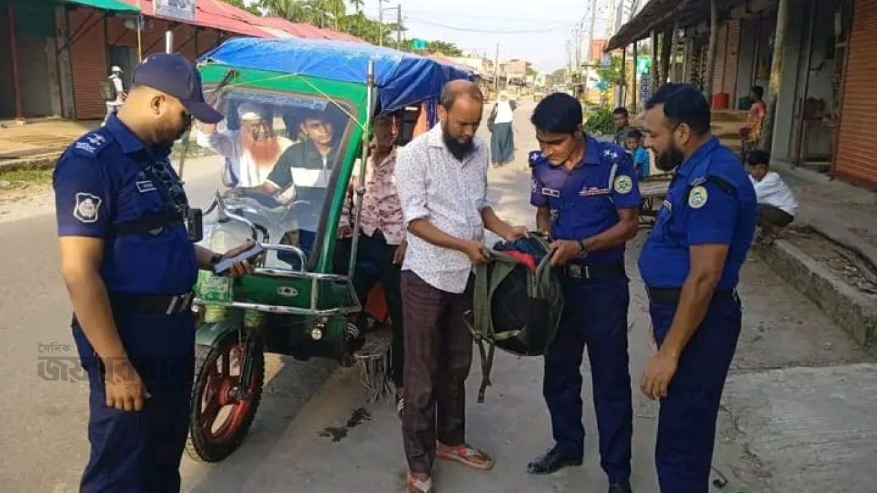 ভোলা জেলার ১০ থানায় একযোগে চেকপোস্ট পরিচালনা