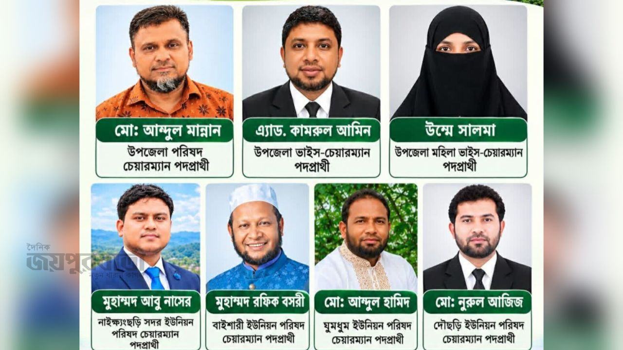 নাইক্ষ্যংছড়িতে স্থানীয় সরকার নির্বাচনে জামায়াতের সম্ভাব্য প্রার্থী ঘোষণা