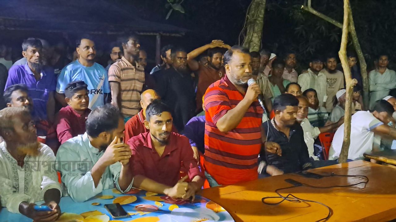 আদমদীঘির চাঁপাপুর ইউনিয়নের চেয়ারম্যান প্রার্থীর কর্মী সমাবেশ