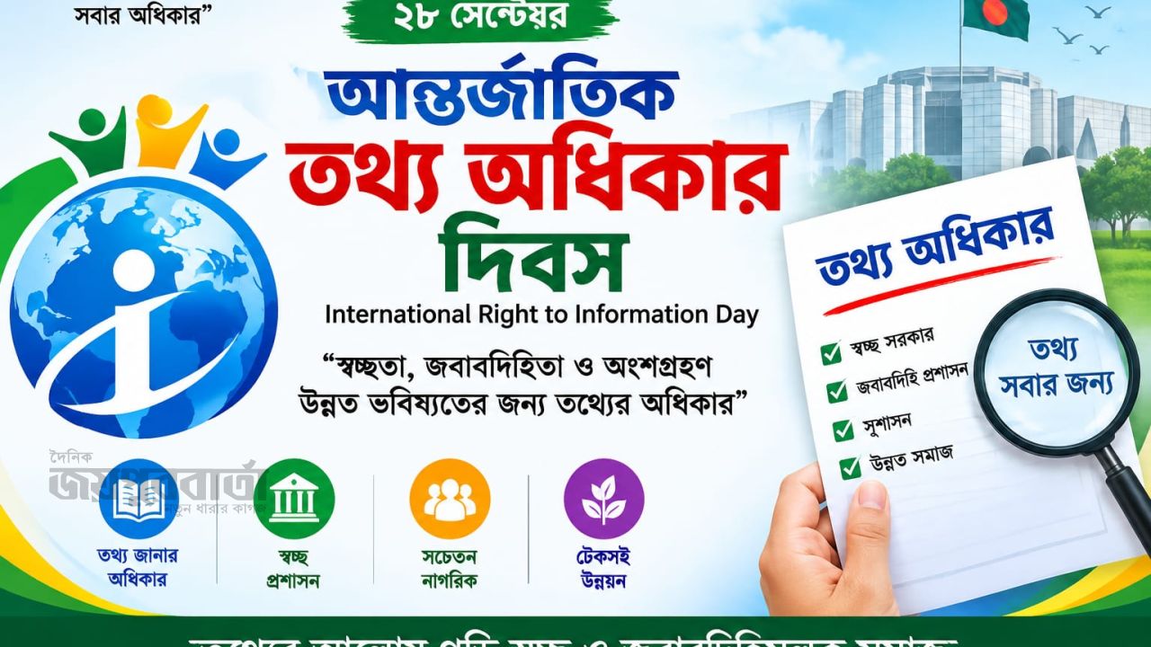 আন্তর্জাতিক তথ্য অধিকার দিবস আজ