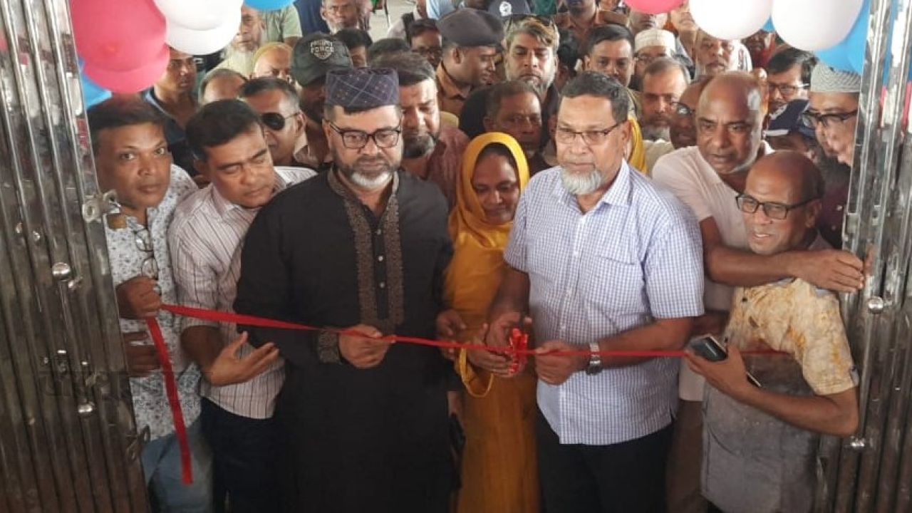 সান্তাহার জংশন স্টেশনের নবনির্মিত ফুট ওভারব্রিজের উদ্বোধন
