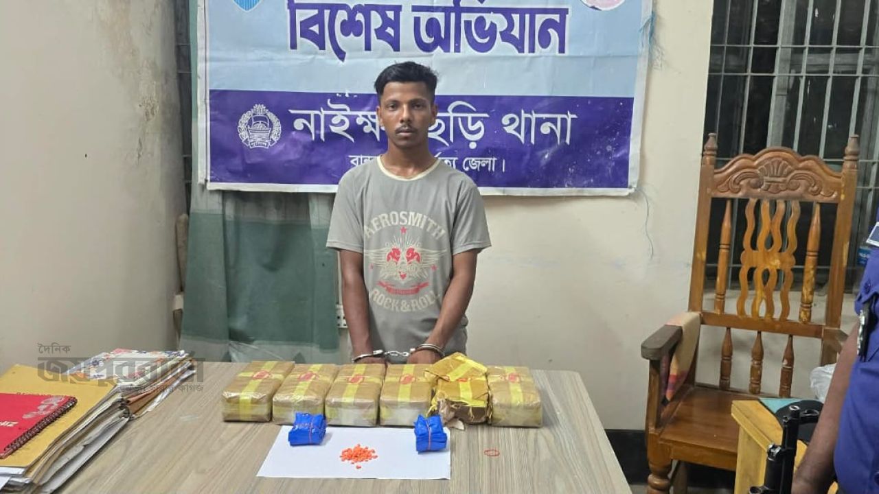 নাইক্ষ্যংছড়িতে পুলিশের অভিযানে ইযাবাসহ আটক -১