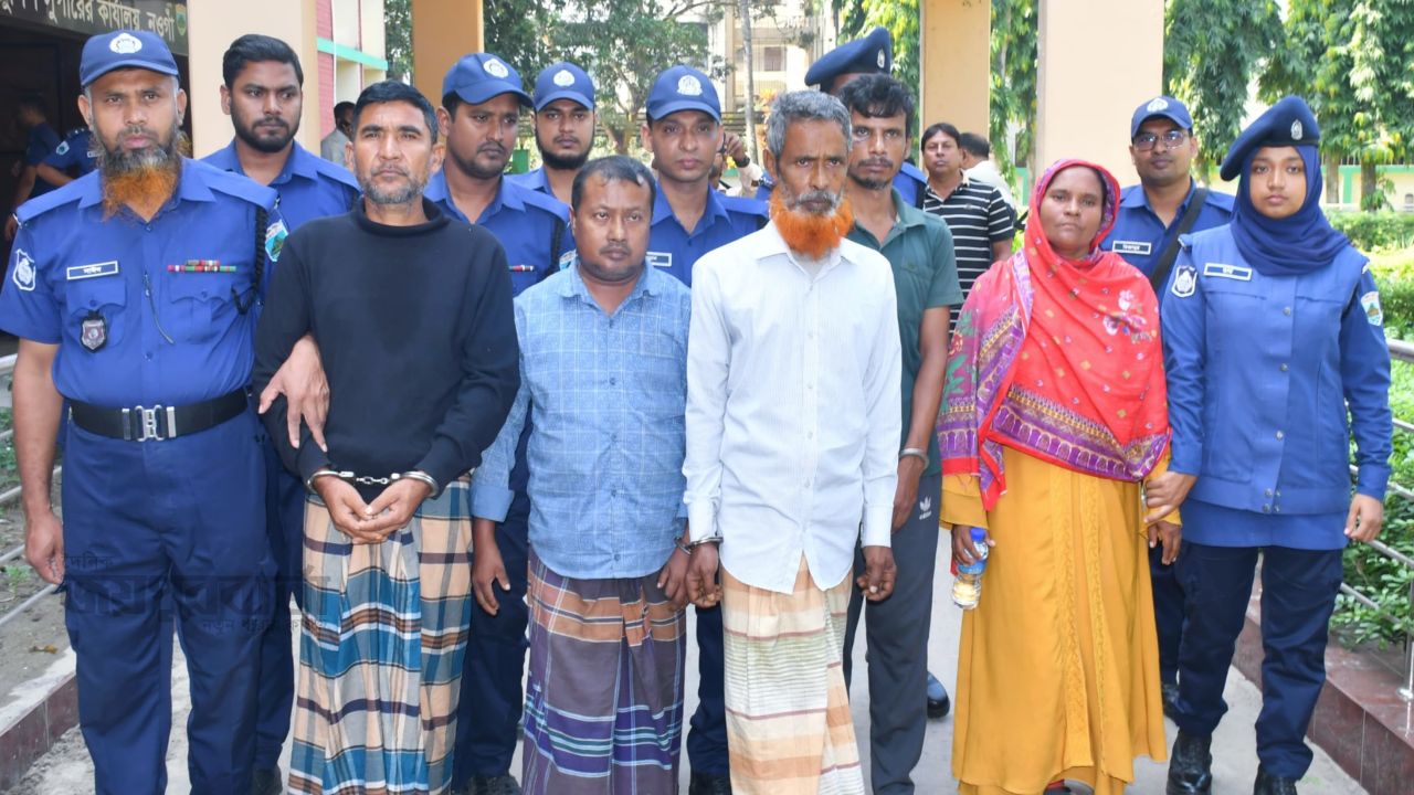 সম্পদের লোভে বোনকে হত্যা,ছোট ভাই-ভাবীসহ গ্রেফতার ৫